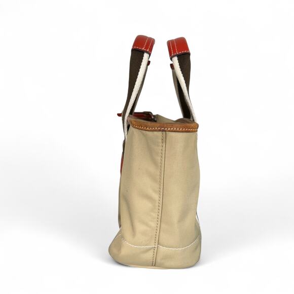 Coach Vintage Hampton Mini Tote. Top Handle Mini Bag Nylon leather. - Picture 4 of 8